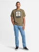 Футболка хлопковая длинная мужская Timberland TB0A5QS2A58 M Хаки (197643015529) - изображение 3