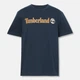 Футболка хлопковая длинная мужская Timberland TB0A5UPQ433 S Темно-синяя (194902997046) - изображение 3