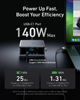 Ładowarka sieciowa Anker GaNPrime Charger 250W, 4xUSB-C PD, 2xUSB-A Black (A2345341) - obraz 3
