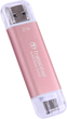 SSD диск Transcend ESD310P 2TB USB Type-A/USB Type-C 3D NAND (TS2TESD310P) External - зображення 2