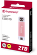 SSD диск Transcend ESD310P 2TB USB Type-A/USB Type-C 3D NAND (TS2TESD310P) External - зображення 7