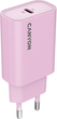 Мережевий зарядний пристрій Canyon OnCharge 30CL 1xPD Type-C 30W Pink (CNE-CHA30CLPK) - зображення 3