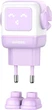 Ładowarka Ugreen CD361 3xUSB 65W (2xUSB-C+USB-A) Gan Robot tech Fast Charger Purple (UGR-35291) - obraz 2