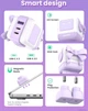 Ładowarka Ugreen CD361 3xUSB 65W (2xUSB-C+USB-A) Gan Robot tech Fast Charger Purple (UGR-35291) - obraz 4
