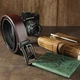 Ремень мужской c пряжкой в виде буквы G Vintage 20288 Коричневый - изображение 7
