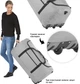 Сумка дорожная на колесах TravelZ Wheelbag 100 Liter Grey (603092) - изображение 6