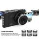 Автогрегистратор DVR H37, видеокамера, 1080P, 150 градусов, черный - изображение 5