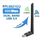 Адаптер Wi-Fi/Bluetooth для ПК или ноутбука к WIFI 5G 2.4/5ГГц и BT 5.0 600 Mbps в USB вай фай в компьюткр + блютус для наушников 2в1 + антенна - изображение 11