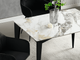 Стіл NORMAN CERAMIC 120*90 gold Phoenix глянець / Чорний каркас Intarsio - зображення 5
