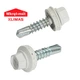 Саморезы для профнастила 4,8х19 мм RAL 9003 (белый) 250 шт. Klimas Wkret-Met, саморезы для металлопрофиля по металлу - изображение 3