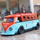 Металевий мікроавтобус Volkswagen T1 "Авто Експерт" зі світлом і звуком, інерція, 1:32 - зображення 2