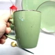 Конусная зелёная керамическая кружка 360 мл Ardesto Bagheria Pastel green - изображение 5