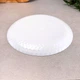 Белая тарелка 25 см Фактурная Luminarc Pampille White - изображение 3