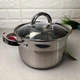 Каструля з кришкою з нержавіючої сталі 2,9 л Excellent Kamille - зображення 2