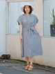 Платье миди летнее женское Uniqlo 375466950 XS Серое (1159844083) - изображение 3