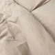 Комплект постельного белья Наша Швейка (простынь на резинке) Вареный хлопок Песчаный однотонный Полуторный 150х215 см - изображение 4