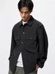Рубашка женская Uniqlo 720461440 M Черная (1159844094) - изображение 2