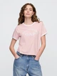 Футболка хлопковая женская GAP 757554483 XL Розовая (1159844163) - изображение 1