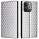 Чохол Deexe Rhombus Book для Realme Note 70 - Silver - зображення 1
