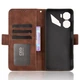 Чехол-книжка с кармашками Deexe Wallet Stand для ZTE Nubia Neo 3 - Brown - изображение 5