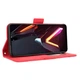 Чехол-книжка с кармашками Deexe Wallet Stand для ZTE Nubia Neo 3 - Red - изображение 7