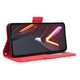 Чехол-книжка с кармашками Deexe Wallet Stand для ZTE Nubia Neo 3 GT - Red - изображение 7