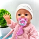 Пупс функциональный Чудо Малыш 7 функций бутылочка соска горшок в комплекте 33см Вид 2 (YL2435A-A-B-I-DM) - изображение 8