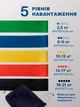 Набор резинки для фитнеса Fitness, резиновый ленточный эспандер для тренировок, резиновые петли (5 шт./пач.) - изображение 2
