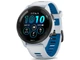 Смарт-годинник Garmin Forerunner 265 Black Bezel w. Whitestone Case and Whitestone/Tidal Blue S. Band (010-02810-51) - изображение 1