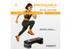 Степ платформа 3 рівні EasyFit висота 10-20 см чорно-сіра для дому та спортзалу (EF-0541) - зображення 8