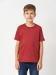 Подростковая футболка для мальчика Levi`s 9EA100-RAR 176 см Бордовая (3666643179663) - изображение 1