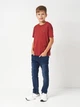 Подростковая футболка для мальчика Levi`s 9EA100-RAR 176 см Бордовая (3666643179663) - изображение 3
