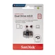 Флеш-накопичувач SanDisk USB 3.0 Ultra Dual Drive OTG M3.0 32Gb (150 Mb/s) (SDDD3-032G-G46) - зображення 2