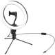 Кільцева світлодіодна LED-лампа Baseus Live Stream Holder-table Stand (10-inch Light Ring)Black (CRZB10-A01) - изображение 3