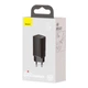 Мережевий зарядний пристрій Baseus GaN2 Lite Quick Charger C+U 65W EU Black (CCGAN2L-B01) - изображение 2