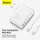 Мережевий зарядний пристрій Baseus GaN2 Pro Quick Charger 2C+2U 100W EU White (CCGAN2P-L02) - изображение 12