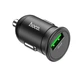 Автомобільний зарядний пристрій HOCO Z43 Mighty single port QC3.0 18W Black (6931474761187) - изображение 1