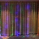 Светодиодная гирлянда штора X-mas Lights 2*1.5 метра занавес 156LED Multicolor - изображение 4