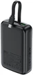УМБ Acefast M14 20000mAh 22.5W PD/QC3.0 build-in cable Black (6974316283966) - изображение 3