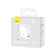 Мережевий зарядний пристрій Baseus GaN5 Pro 2 порти, USB + Type-C 100W Білий + кабель Baseus Mini White Cable Type-C для Type-C 100W(20V/5A) 1М Білий - изображение 8