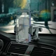 Автотримач для телефона HOCO CA76 Touareg one-touch center console car holder Black (6931474742568) - изображение 7