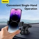 Автотримач для телефона Baseus UltraControl Pro Series Clamp-Type Car Holder Set Cluster Black (C40351600113-00) - изображение 11