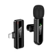 Бездротова мікрофонна система HOCO L20 Fair wireless microphone iP Black (6942007655484) - изображение 1