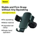Автотримач для телефона Baseus Metal AgeⅡ Gravity Car Mount（Air Outlet Version）Green (SUJS000006) - изображение 11