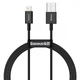 Кабель Baseus Superior Series USB to iP 2.4A 1m Black (CALYS-A01) - изображение 1