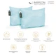 Набор антиаллергенных подушек MirSon Eco Light Blue №1622 Eucalyptus 50х70 см Средние (2200002652445) - изображение 2