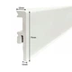 Плинтус Korner Venezia-75 001 белый 75*15*2500 мм - изображение 2