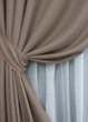 Комплект готових штор VR-Textil Блекаут Midnight № 1674ш Капучино 150х270 см 2 шт (33-0828) - зображення 5