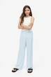 Брюки H&M 164см голубой цветы 28121159584 - изображение 1