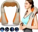 Универсальный роликовый массажер для спины шеи и плеч Massager of Neck Kneading с ИК-прогревом электрический - изображение 3